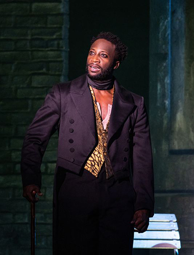 Nick Rashad Burroughs as Toulouse-Lautrec in the North American Tour of 