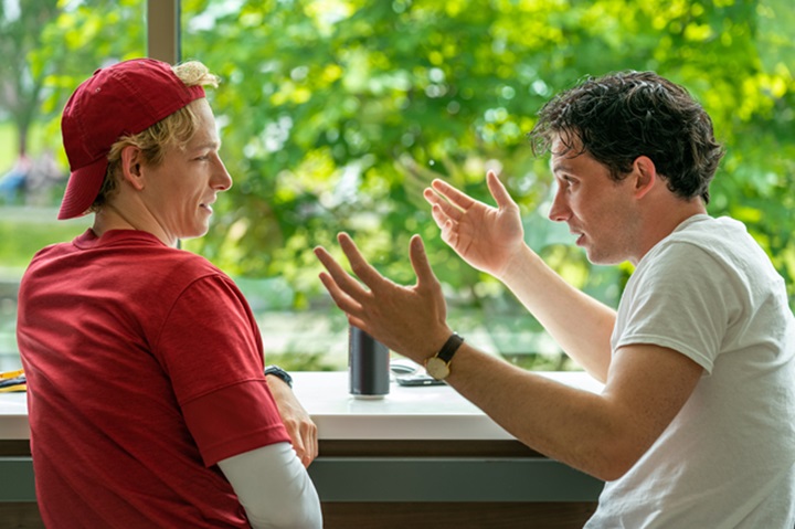 Mike Faist, left, stars as Art and Josh O'Connor as Patrick in director Luca Guadagnino's