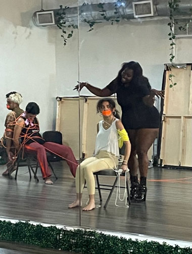 Ja'Nia Harden sings that