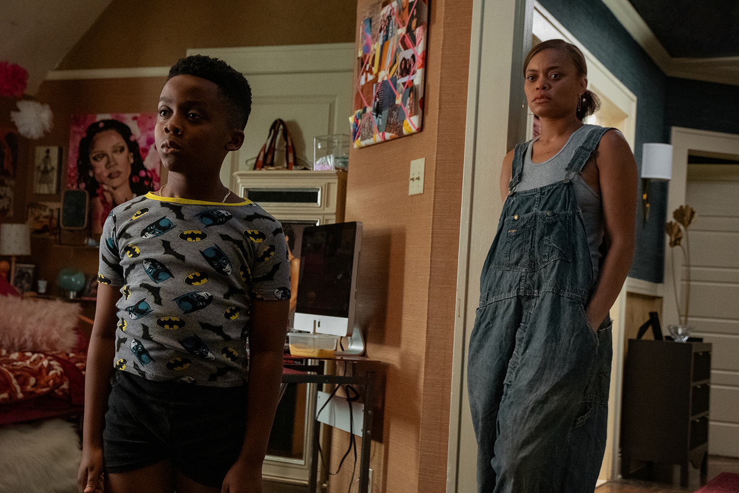 Anthony B. Jenkins as Andre and Andra Day as Ebony in a scene from