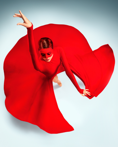Gareth Pugh on Mimi Staker (Photo copyright Pari Dukovic)