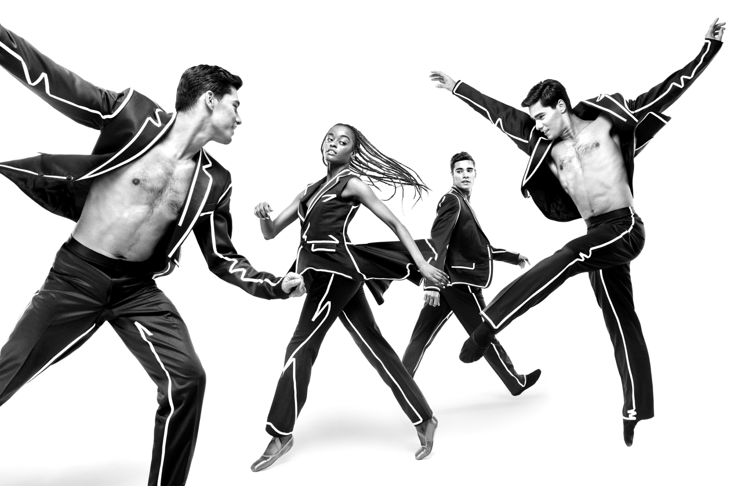 Jovani Furlan and India Bradley in Rosie Assoulin (Photo copyright Pari Dukovic)