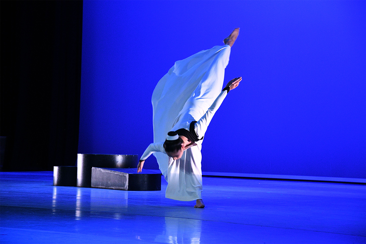 Martha Graham dancer Yanil Pabon performing with the New World Dance Ensemble in