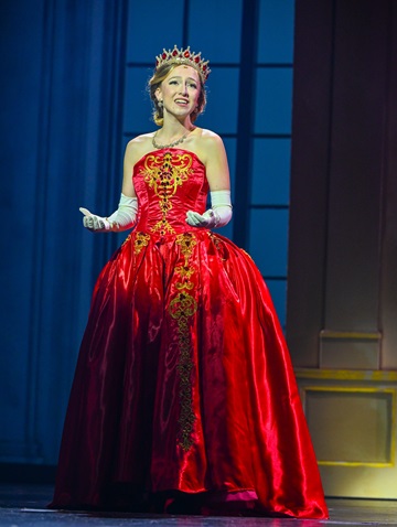 Mikayla Cohen as Anastasia in Slow Burn Theatre's