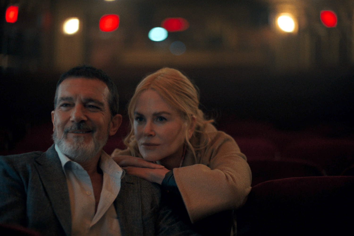 Antonio Banderas as Jacob and Nicole Kidman as Romy Mathis in a scene from