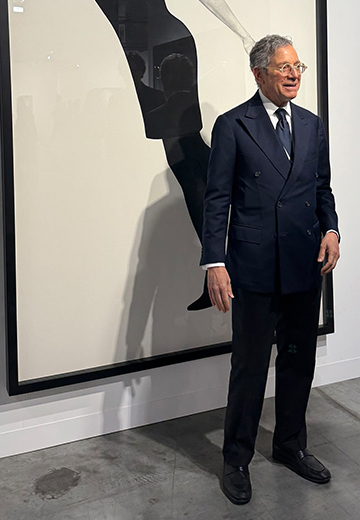Jeffrey Deitch at Art Basel (Photo by Irene Sperber)