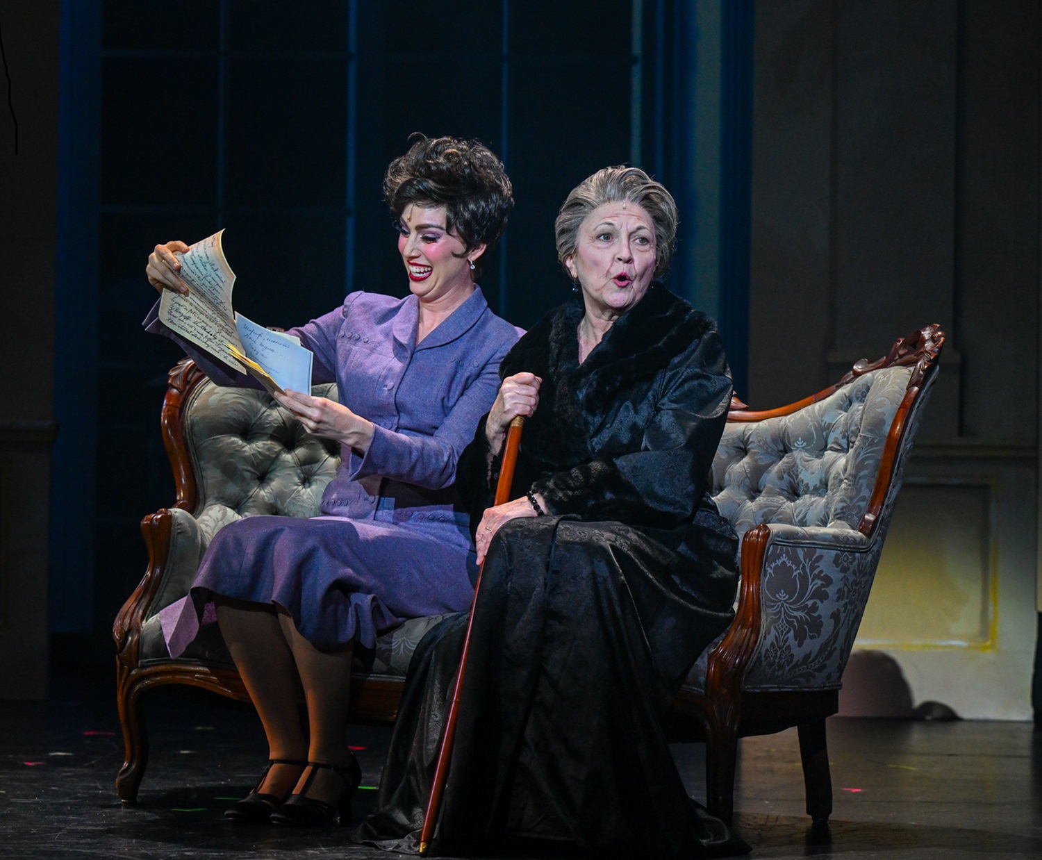 Gail Bennett and Laura Turnbull in Slow Burn Theatre's