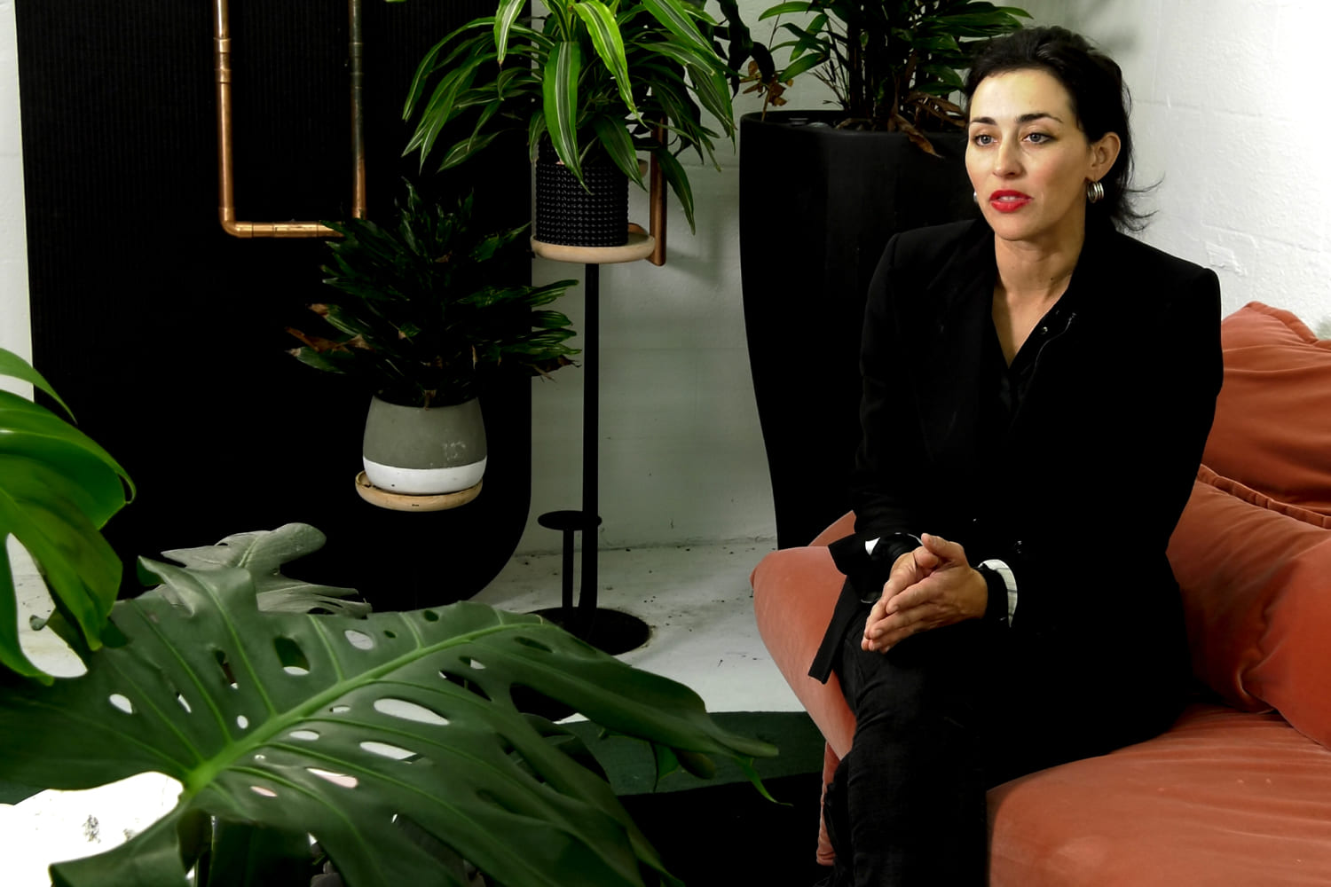 Designer Ashley Liemer in the film