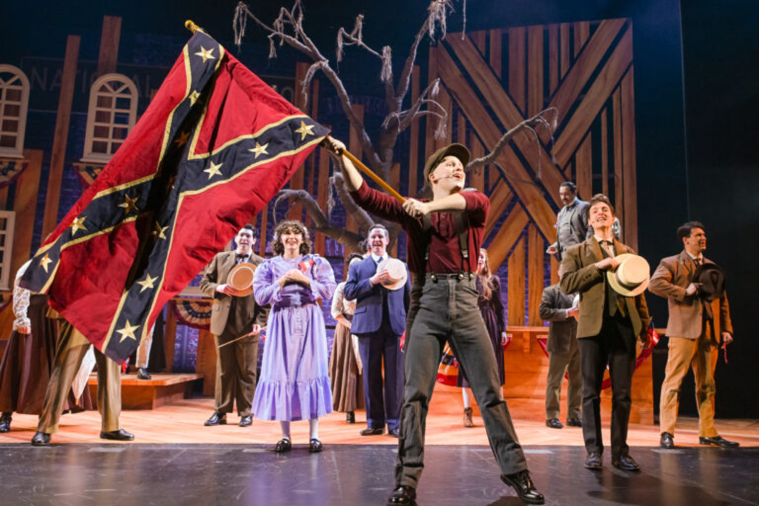 Characters in Slow Burn Theatre's 