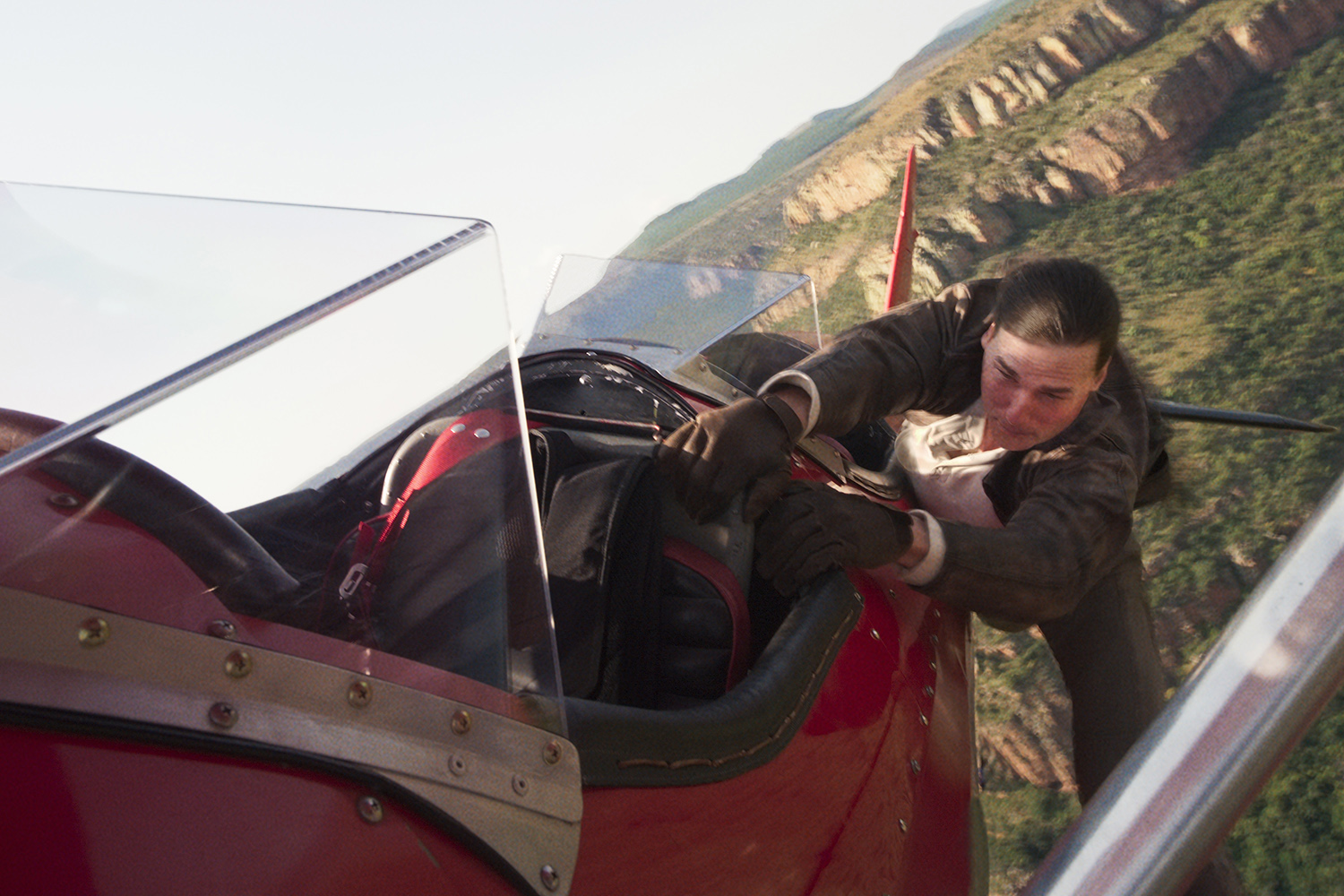 Tom Cruise as Ethan Hunt in a scene from