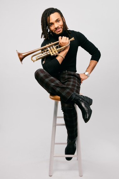Trumpeter Anthony Hervey performs in the third CAP Summer Concert Series on Thursday, July 10. No photo credit.