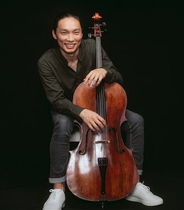 Cellist Leland Ko performs in the fourth CAP Summer Concert Series on Thursday, July 24. (Photo by Tam Photography)