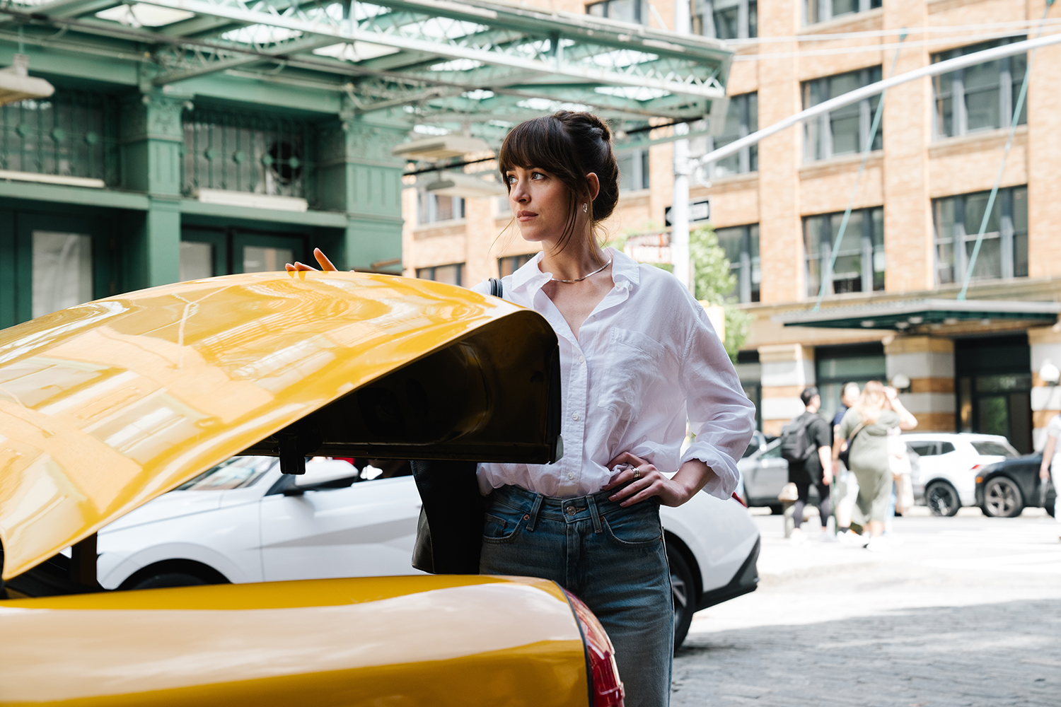Dakota Johnson as Lucy in a scene from