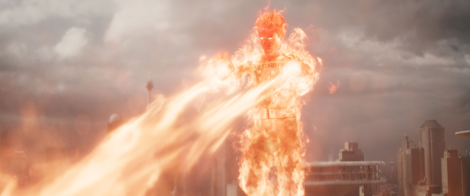 Joseph Quinn as Johnny Storm/Human Torch in a scene from 
