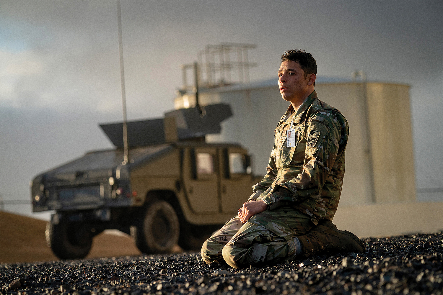 Anthony Ramos as Maj. Daniel Gonzalez  in a scene from 