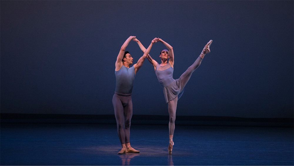 Tricia Albertson, right, performed for 26 years with MCB. Here's she's shown in 