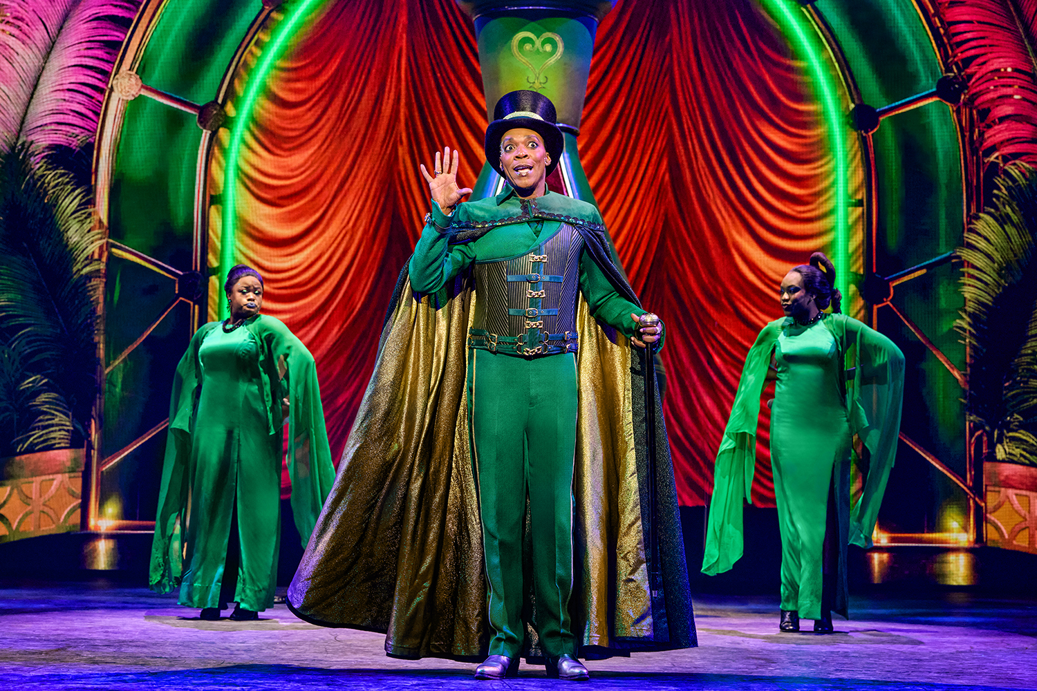 Wiz- Alan Mingo Jr. as The Wiz. (Photos by Jeremy Daniel)