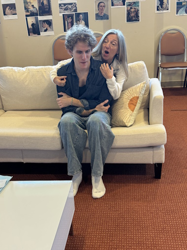 Davis Parks and Jeni Hacker in Zoetic Stage's 