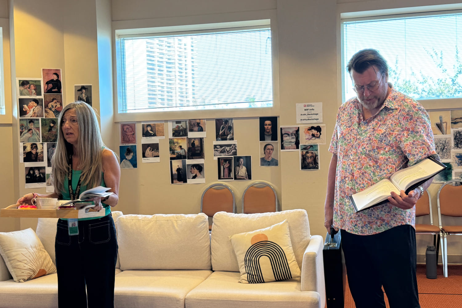 Two of South Florida theater's most enduring actors, Jeni Hacker and Steven G. Anthony star in 