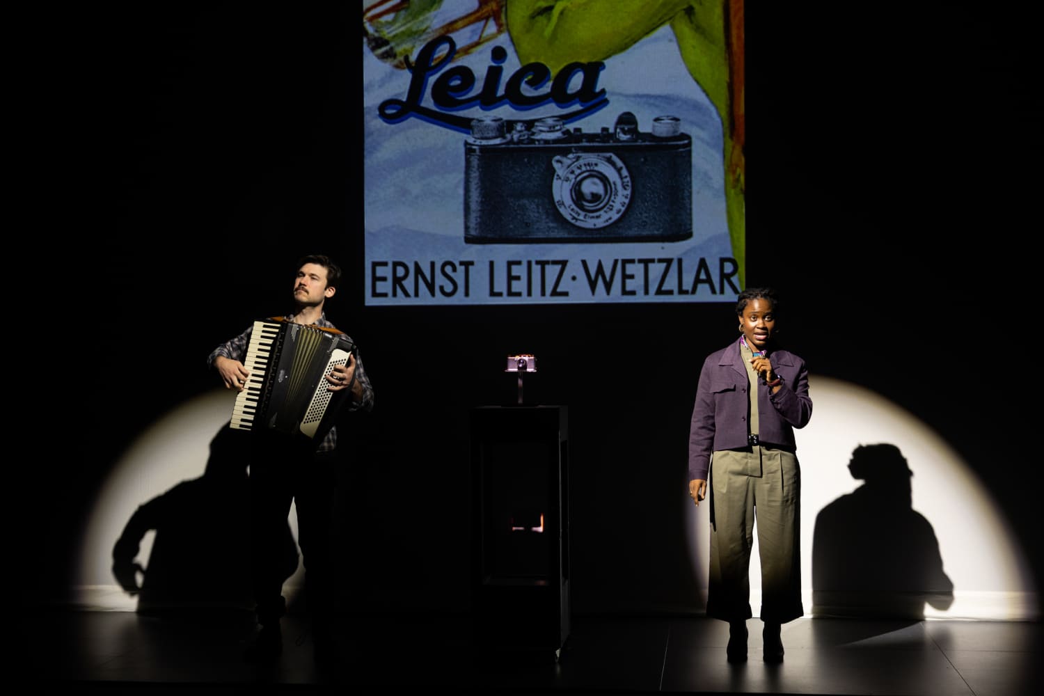 Marrick Smith and Folami Williams in 