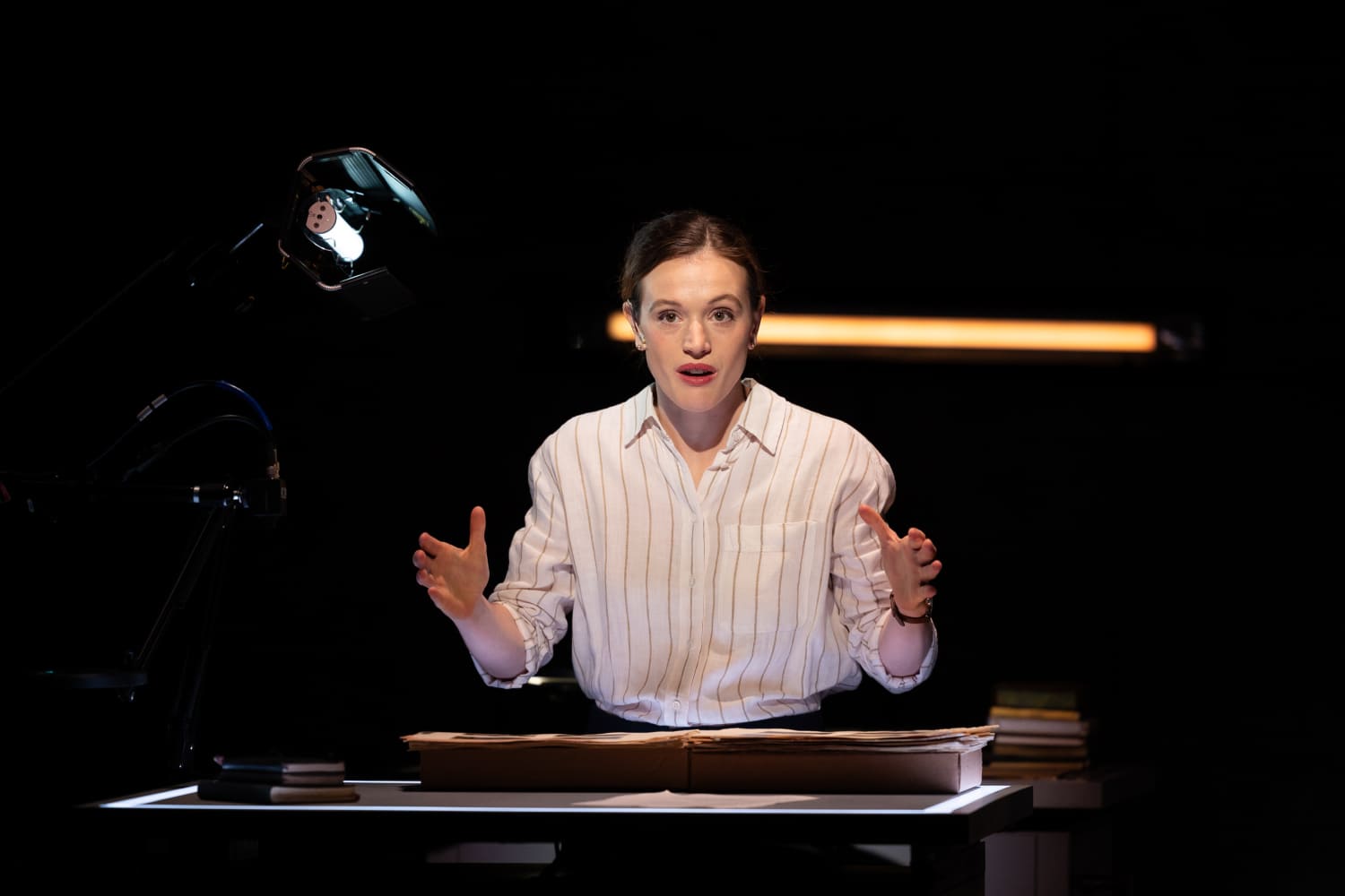 Delia Cunningham as Rebecca Erbelding is at the center of 