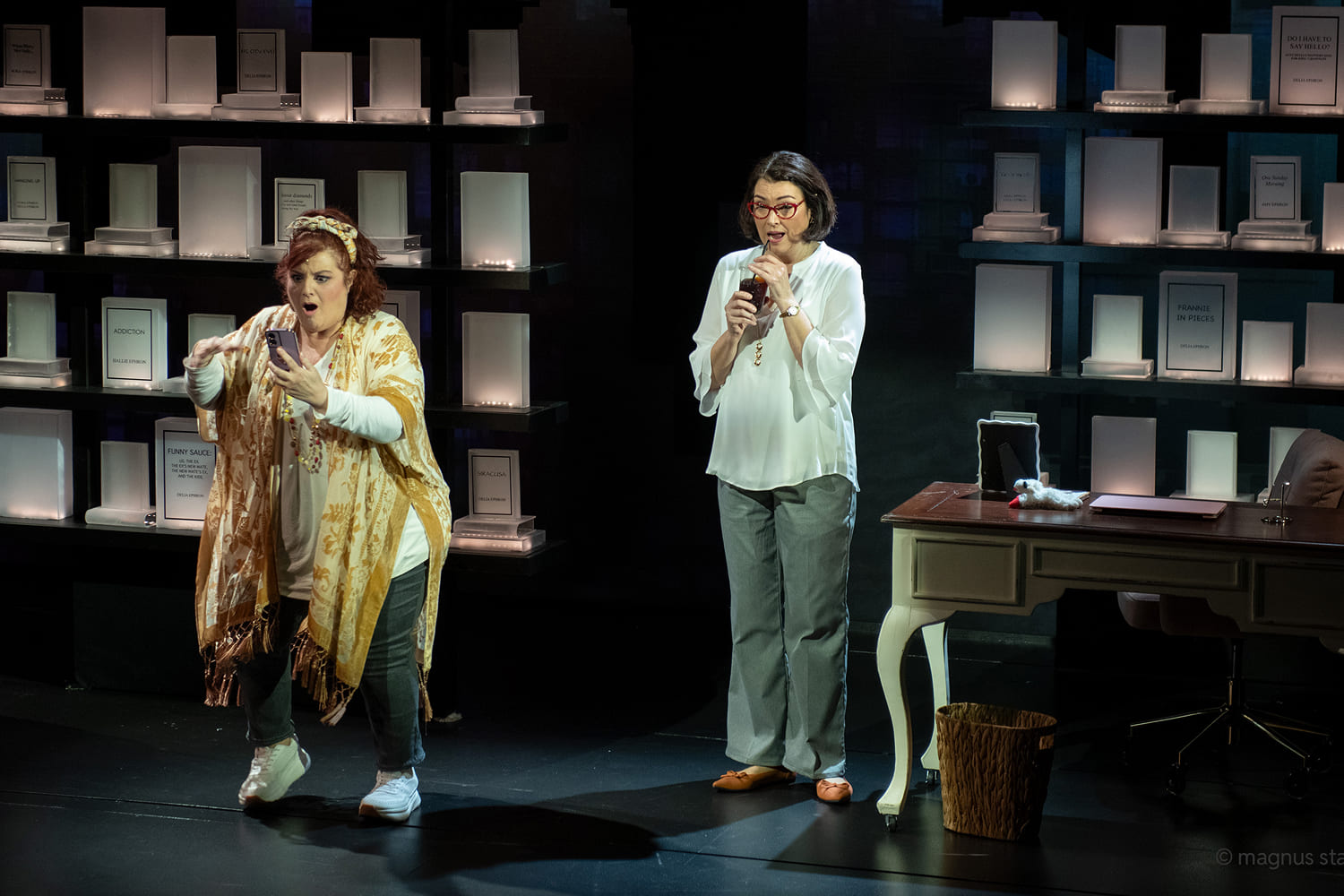 Margot Moreland and Dalia Aleman in GableStage's 
