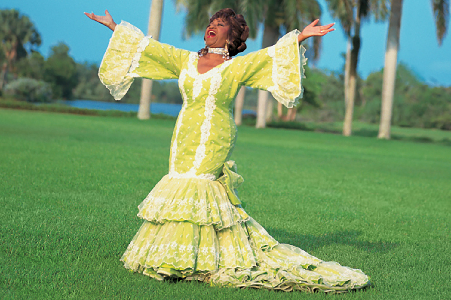 ¡Yo soy de Cuba la Voz - Guantanamera! by Alexis Rodriguez-Duarte in collaboration with Tico Torres. Fairchild Tropical Garden, Coral Gables, Florida 1994.