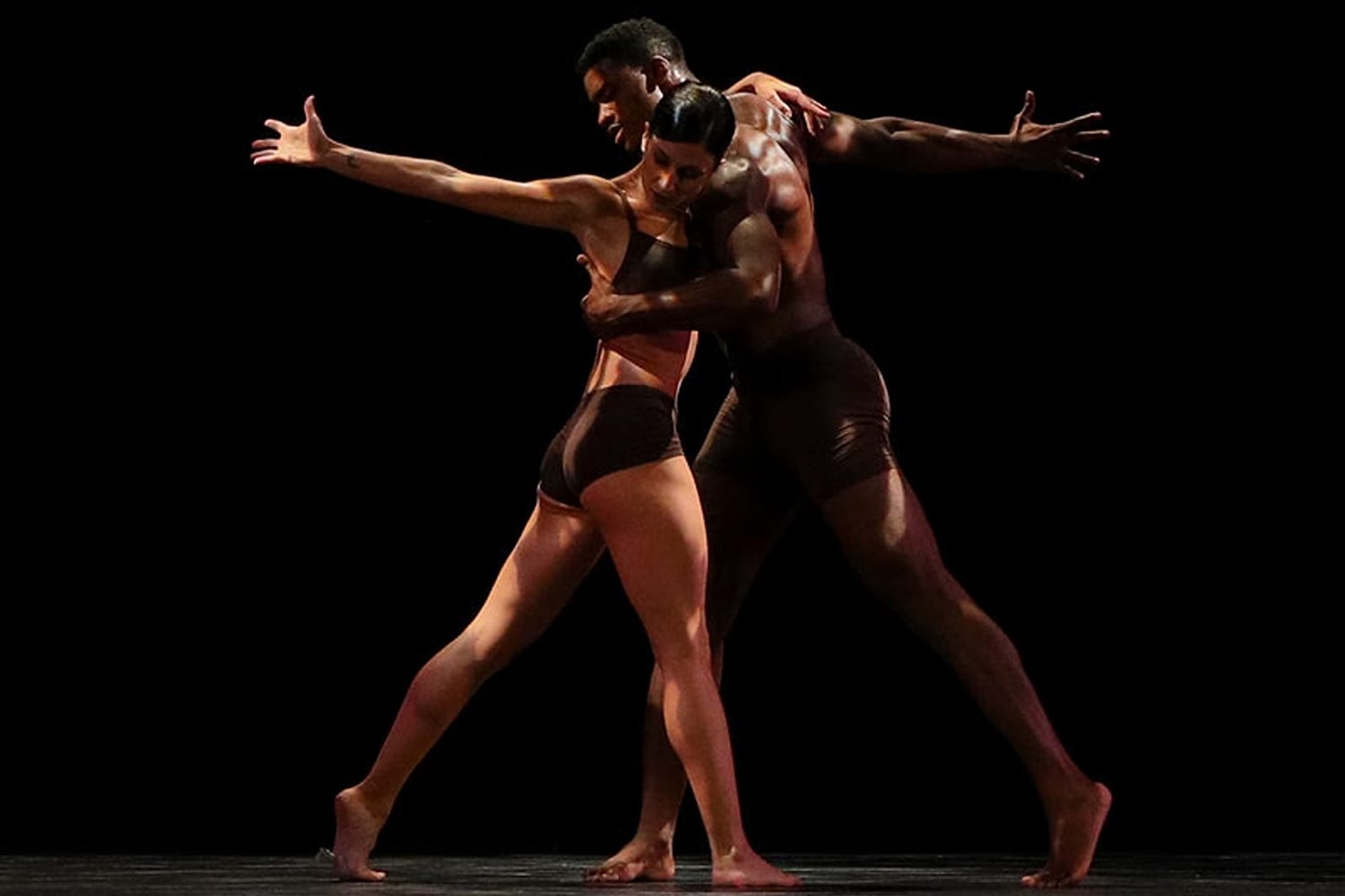 Dancers Cristiana Cavallo and Ricardo G. Barret, from Jon Lehrer Dance Company, in Jon Lehrer's 