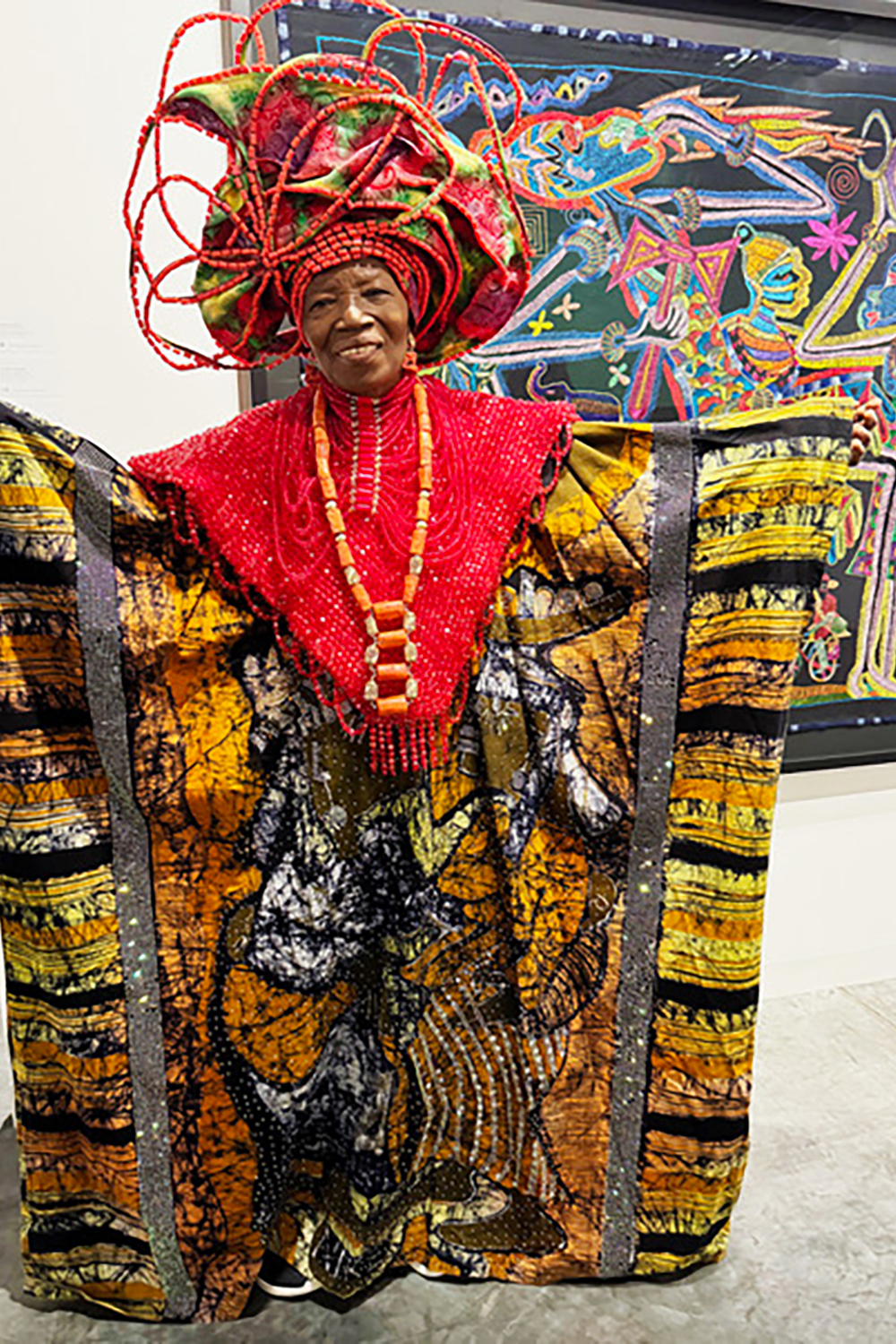 Art Basel Miami Beach: Nike Davies-Okundaye at the Ko Gallery