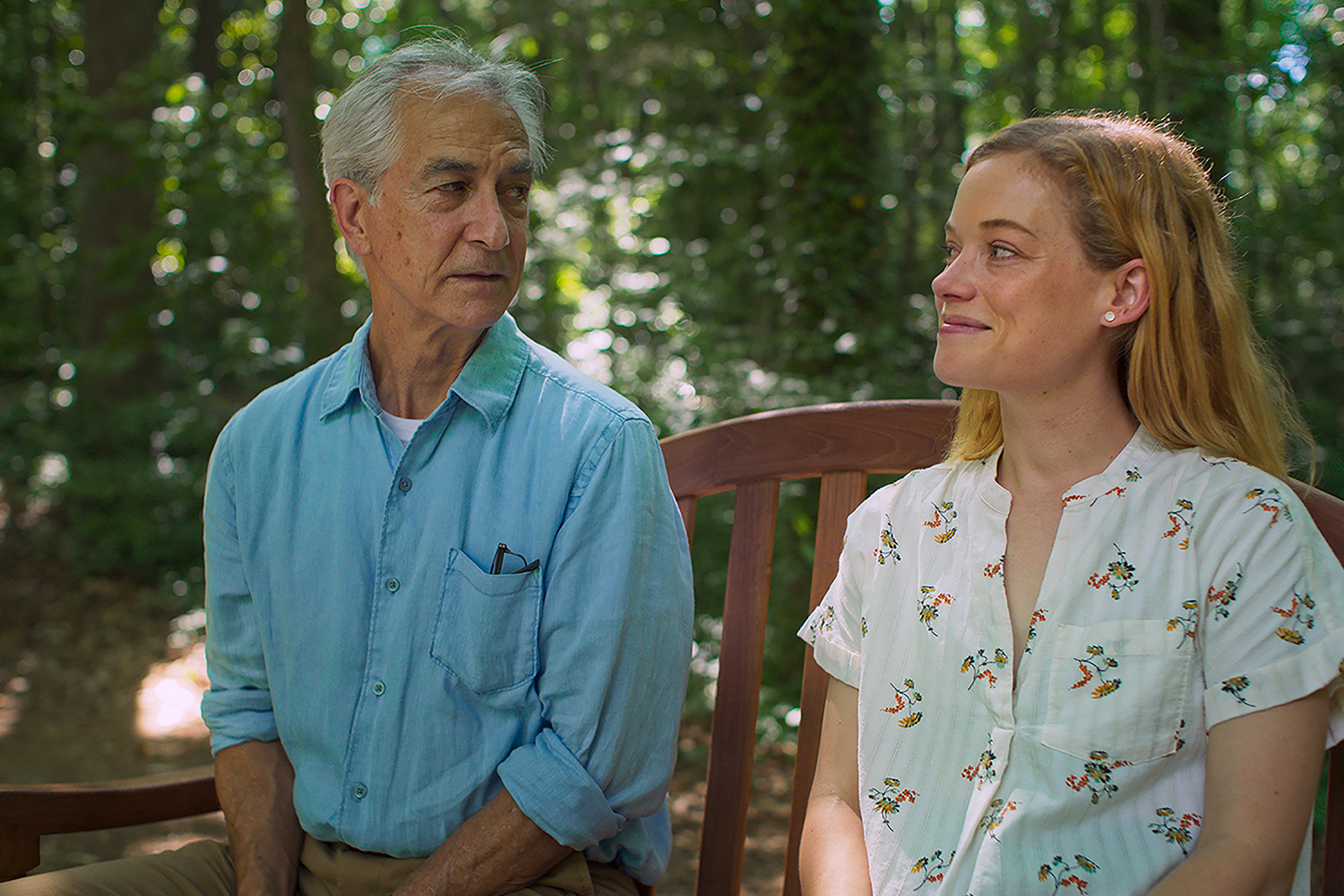 David Strathairn as Bill and Jane Levy as Tammy in a scene from 