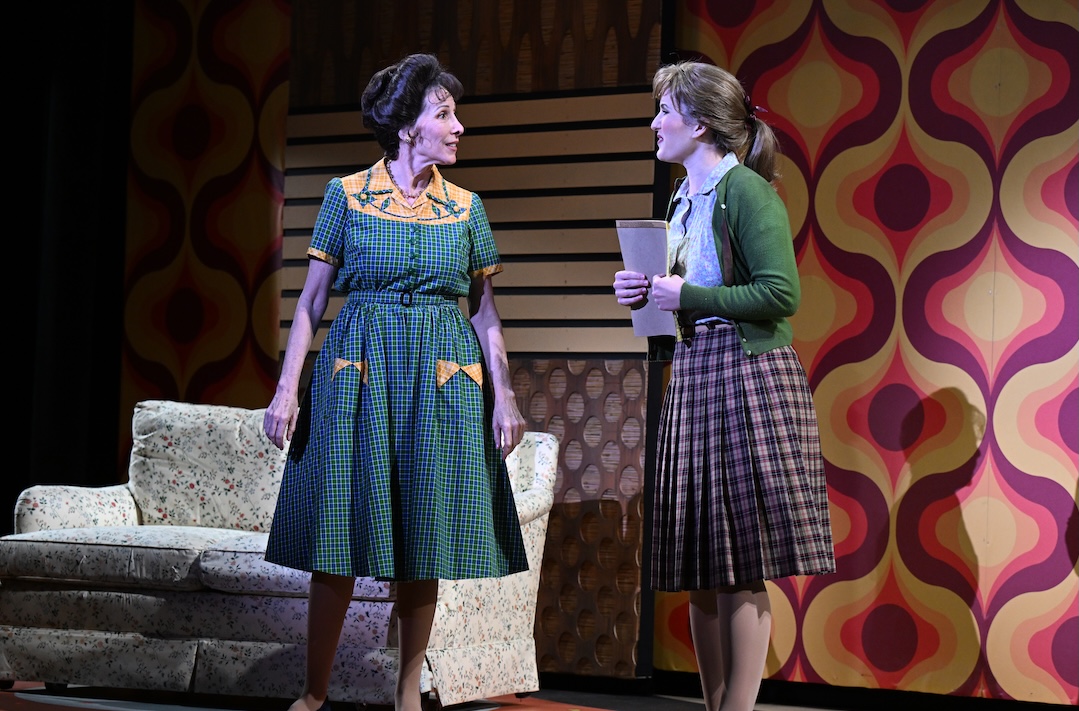 Colleen Pagano and Monet Sabel performing in Slow Burn Theatre production of 