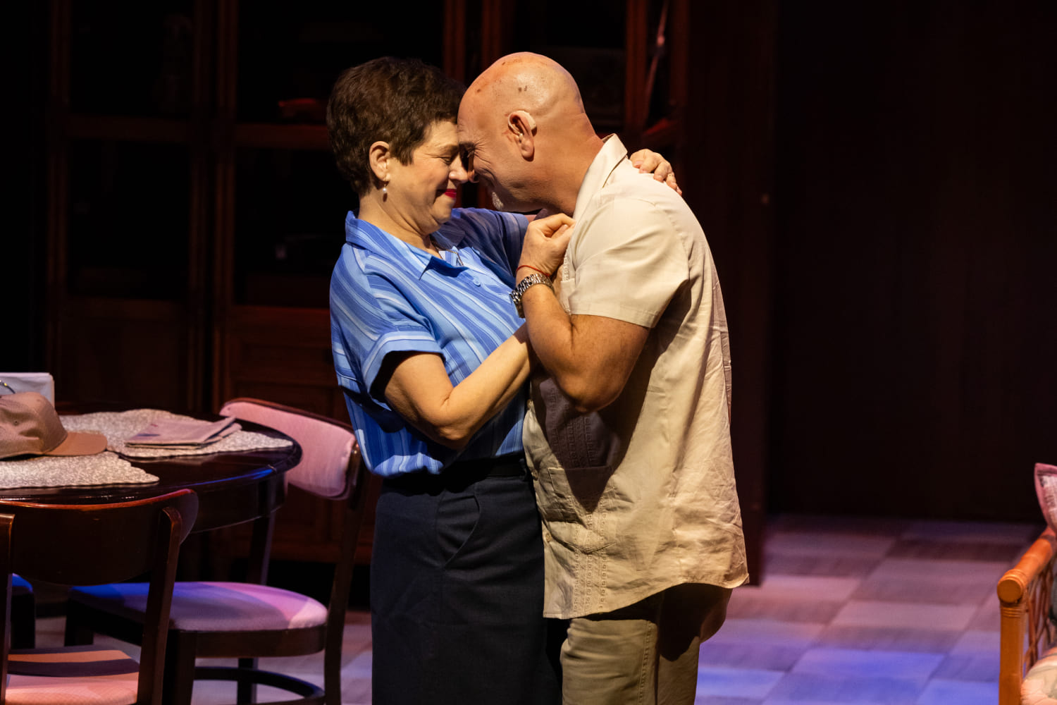 Barbara Bonilla and Andy Quiroga in the world premiere of 