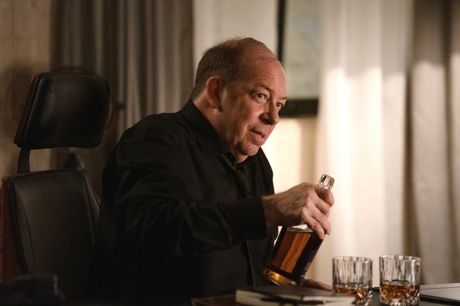 Bill Camp as Warren Redfellow in a scene from 