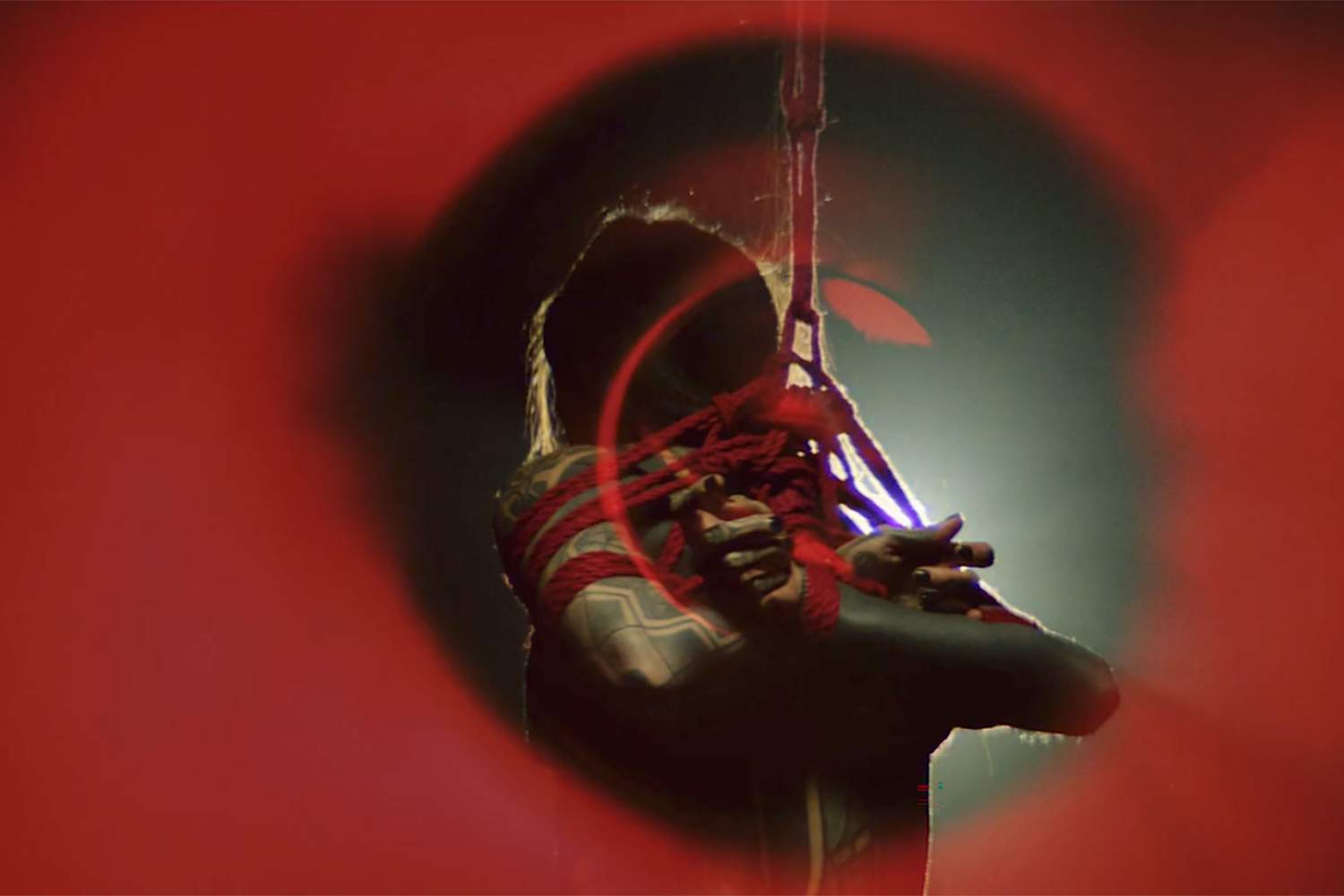 Maiara Walsh as Charlie and Cameron Cowperthwaite as Atticus in a scene from 