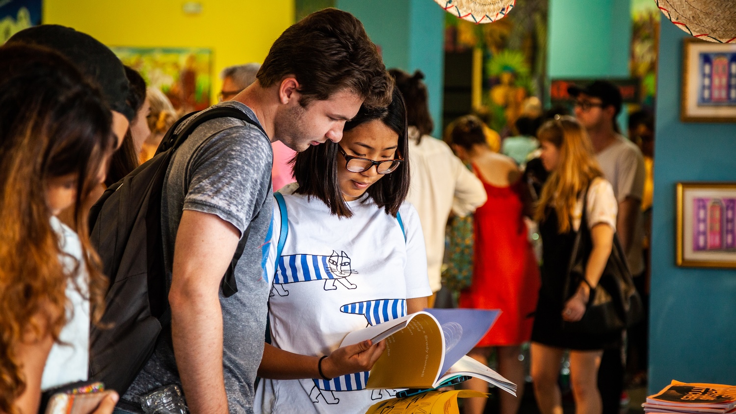 The fair brings together 150+ artists, writers, illustrators, activists, and poets from Miami and beyond. The event features a mix of zine exhibitors, performances, site-specific artworks, workshops and others. (Photo courtesy of Miami Zine Fair)