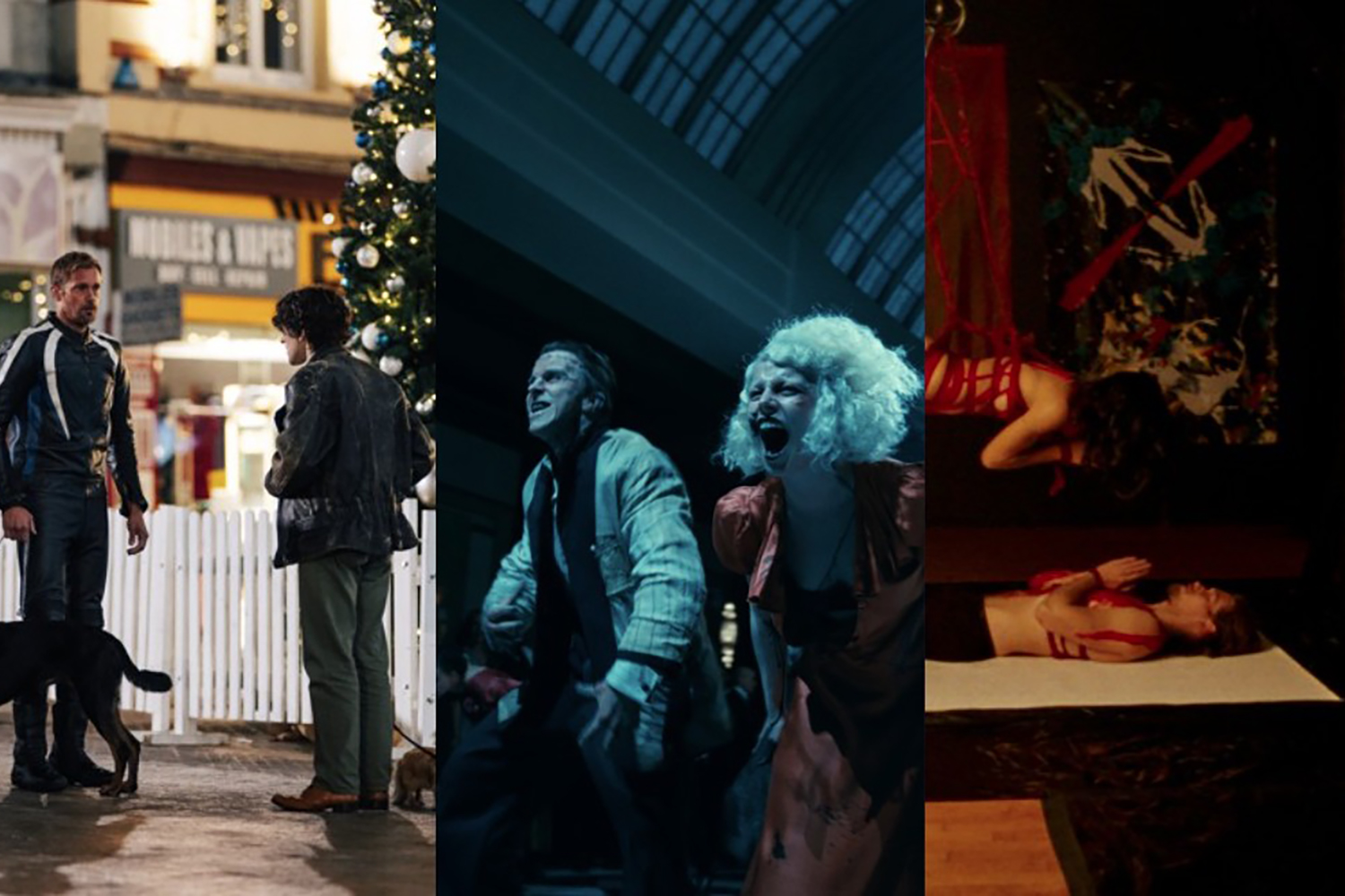 Alexander Skarsgard as Ray and Harry Melling as Colin in a scene from 