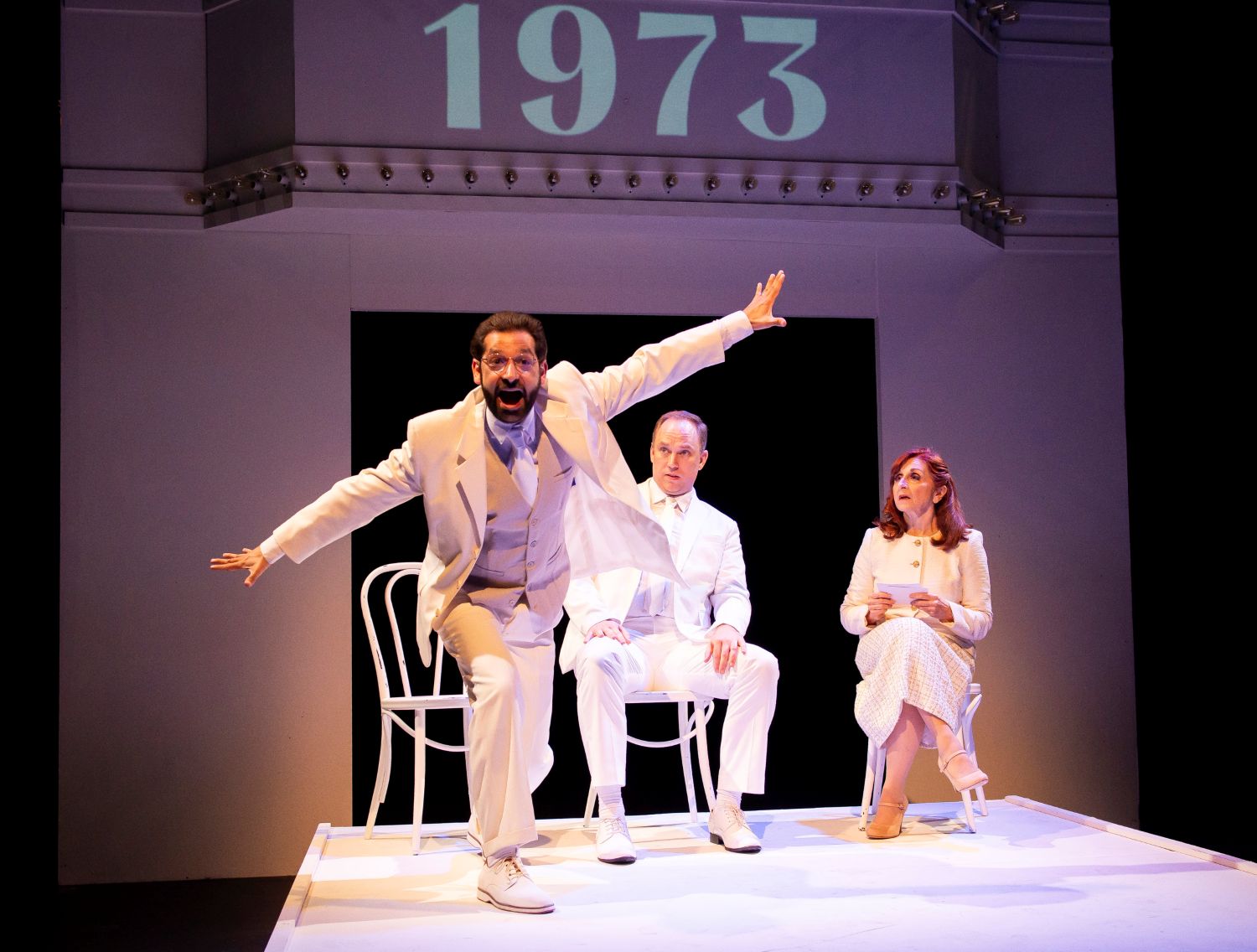 John Reed, Alex Jorth, and Irene Adjan in Zoetic Stage's 