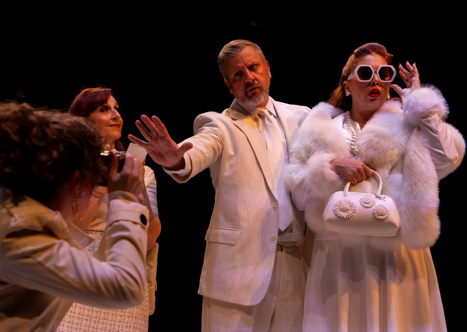 Irene Adjan, Justin Packard and Leah Sessa in Zoetic Stage's production of 