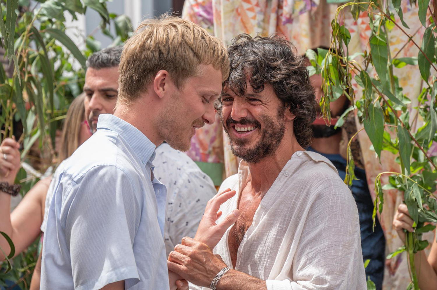 Freddie Dennis as Harry Harper and Jaime Zatarain as Ivan in a scene from 