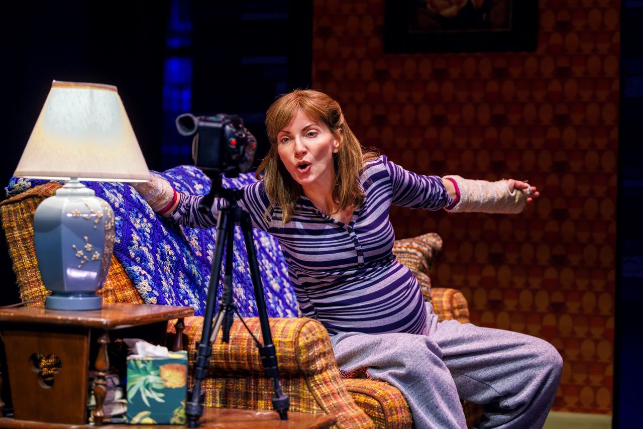 Kimberly's mother, Pattie, played by Laura Woyasz during her musical number 