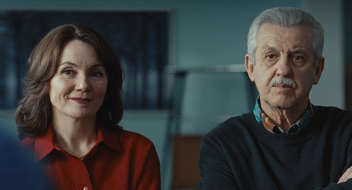 Nagore Aranburu as Nerea and Jose Ramon Soroiz as Vicente in a scene from 