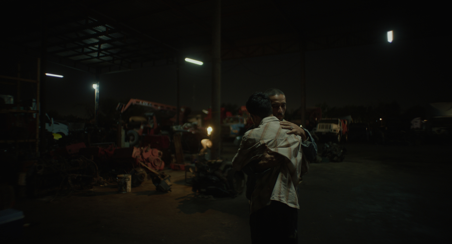 Victor Prieto Simental as Veneno and Osvaldo Sanchez as Muñeco in a scene from 