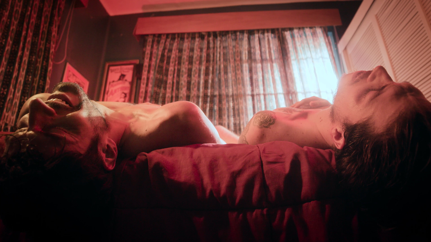 Christian Ramos as Esteban and Pablo Gomez as Roy in a scene from 