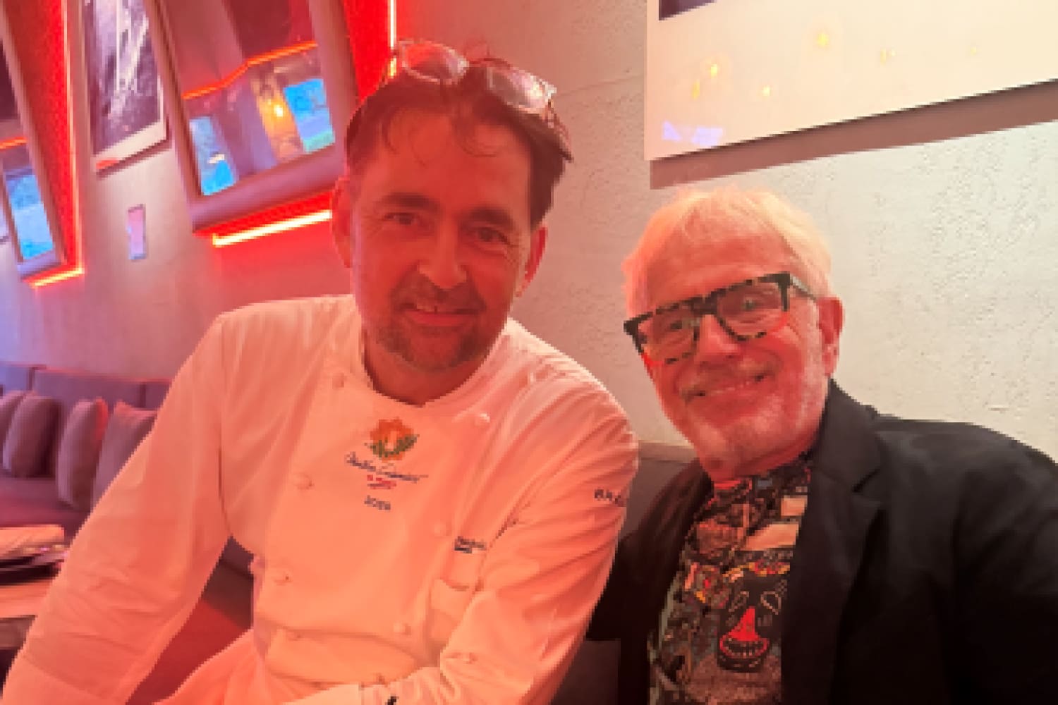 Chef Frederic Joulin and Ray Breslin