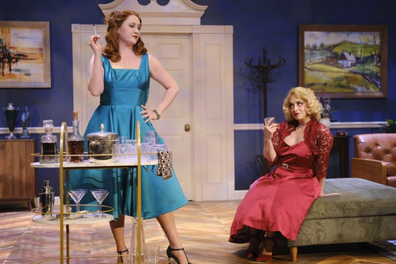 Lindsey Corey as Maxine and Mallory Newbrough as Margot. (Photo by Javier Franceschi)