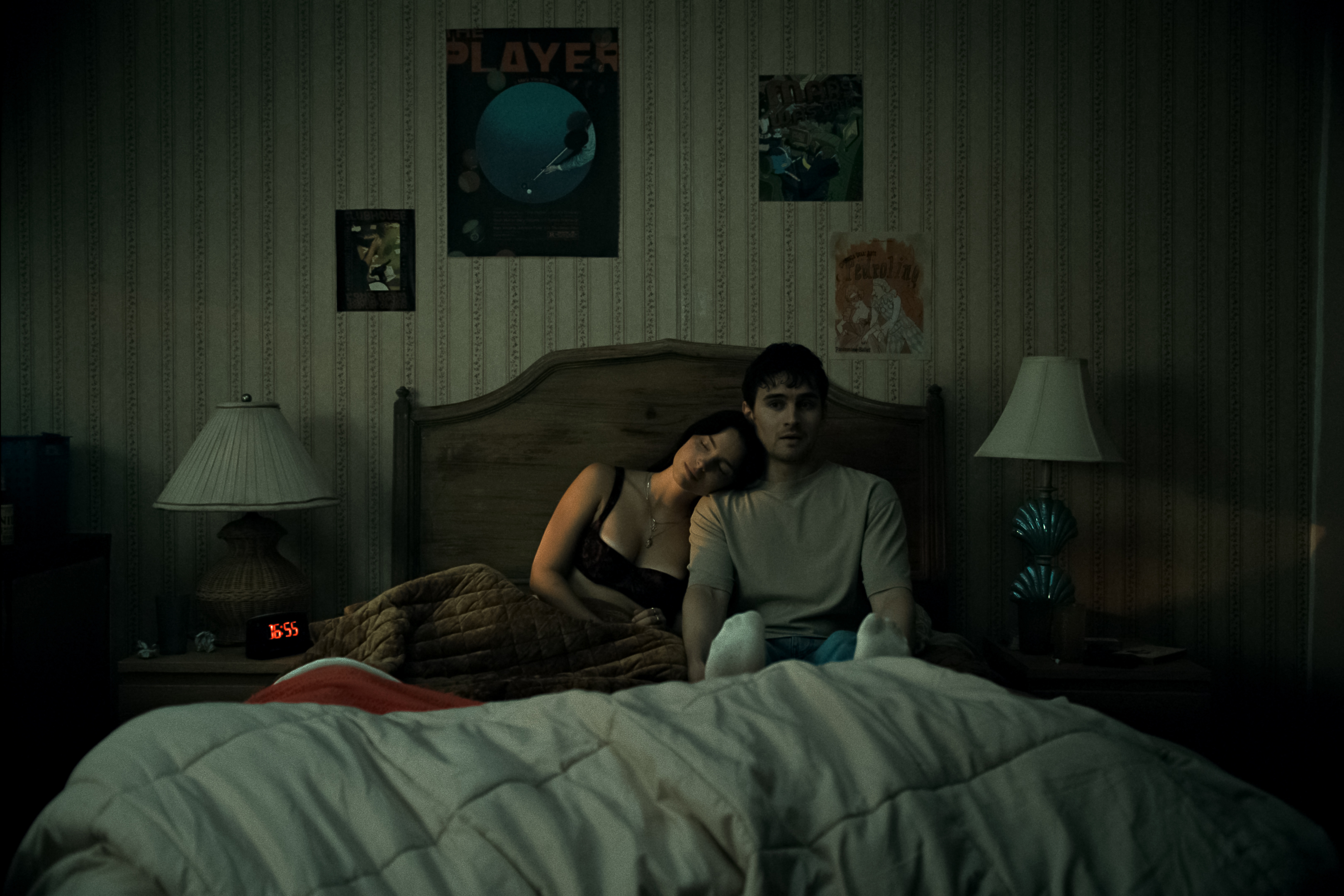 Inde Navarrette as Nikki and William Johnston as Bear in a scene from 
