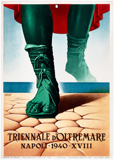 Overseas Triennial, Naples 1940, Poster (Image courtesy of The Wolfsonian -FIU)
