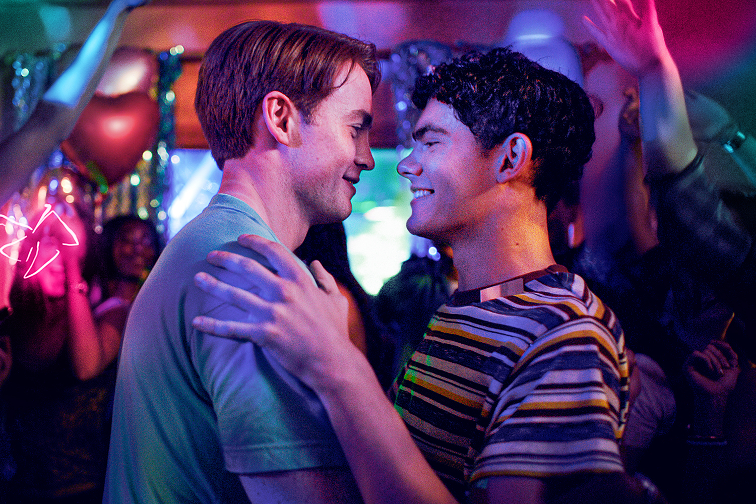 Kit Connor as Nick Nelson and Joe Locke as Charlie Spring in a scene from 