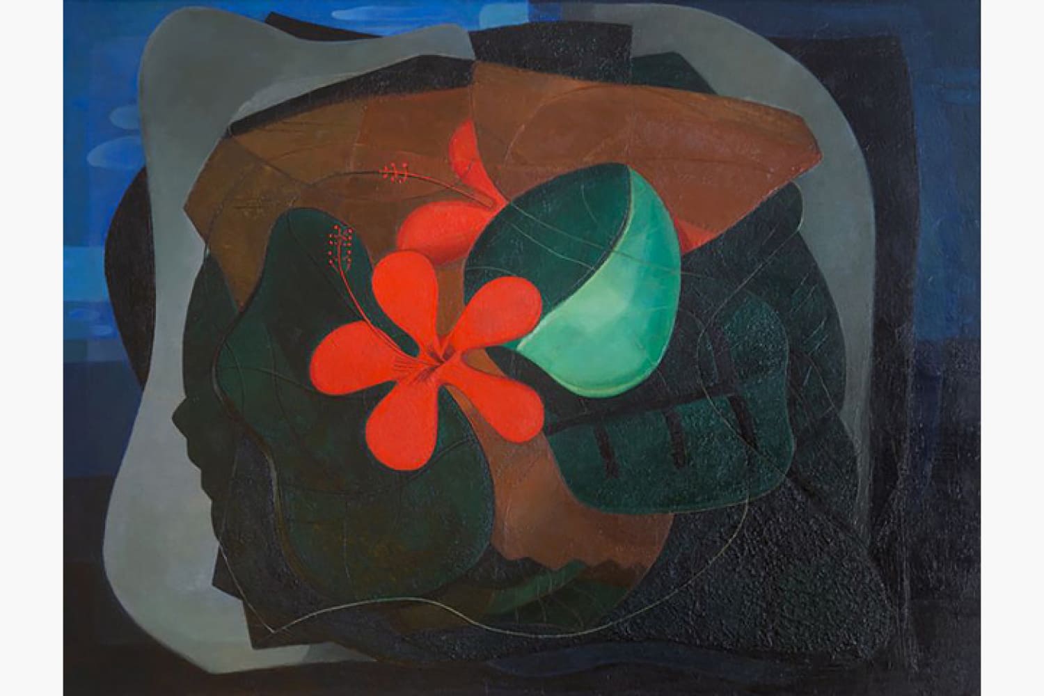 Amelia Peláez, Marpacífico, 1936. Oil on canvas, 29 x 37³/₈ inches. Giulio V. Blanc Collection. Courtesy of Lodovico and Margherita Blanc. (Image courtesy of FIU Frost Museum)