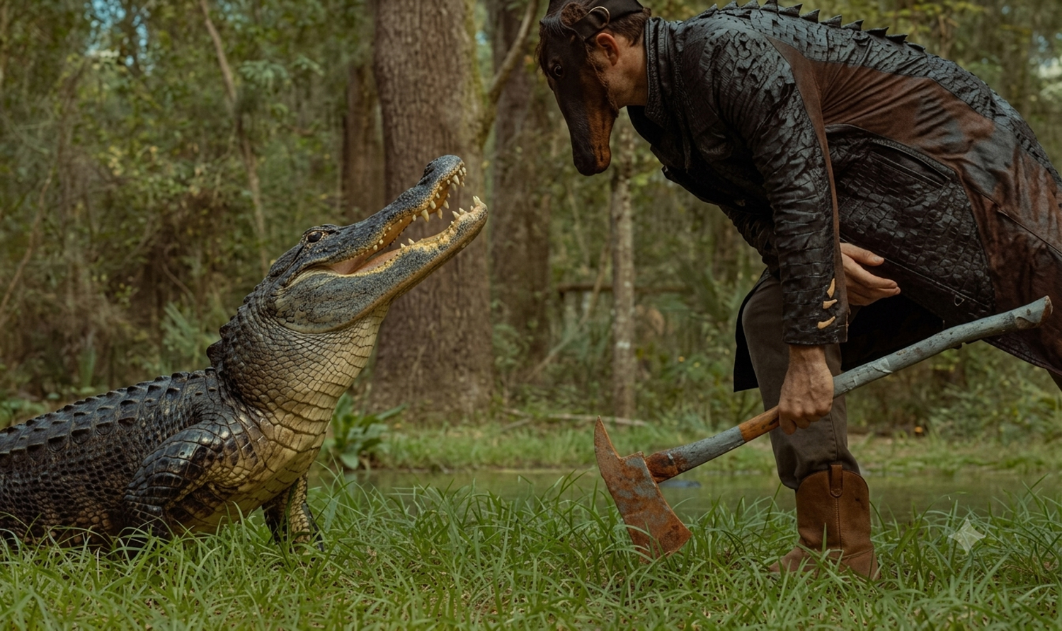 Nikolas Kolasinski as Gator Face in a scene from 